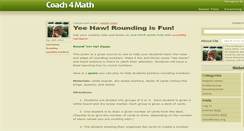 Desktop Screenshot of coach4math.com